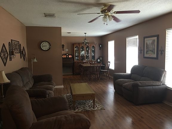 Living room and dining room.