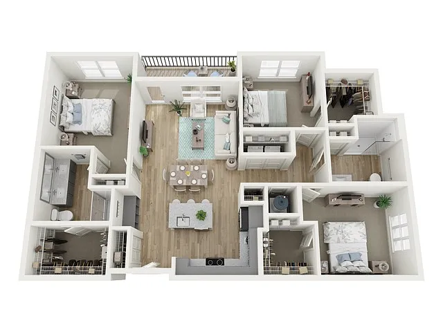 Floor plan C1-A