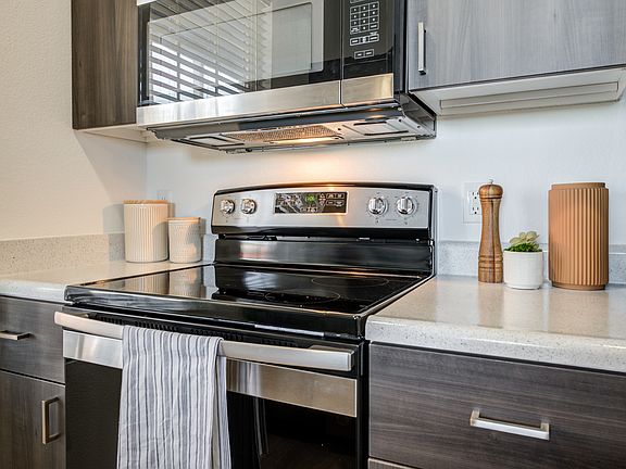 Newly Renovated Kitchen with Stainless Steel Appliances