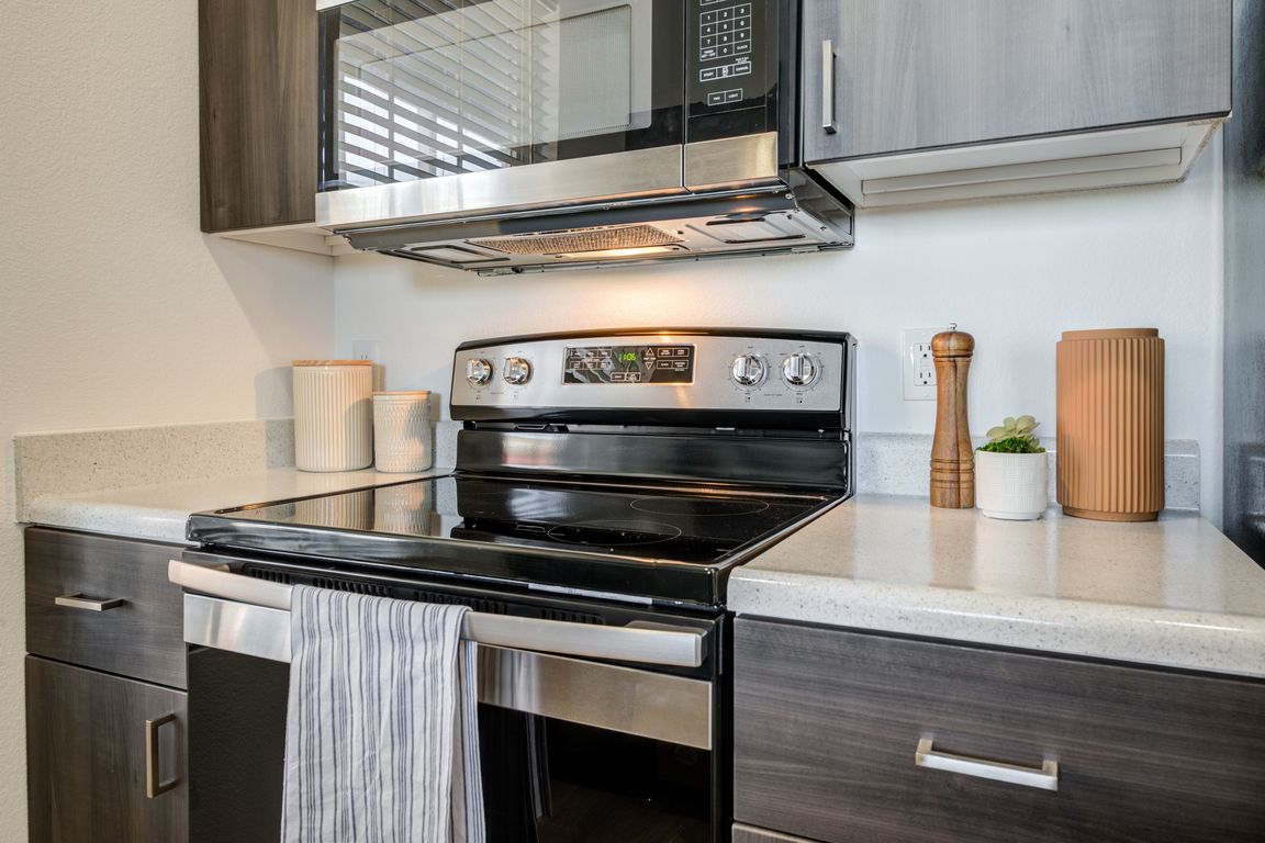 Newly Renovated Kitchen with Stainless Steel Appliances