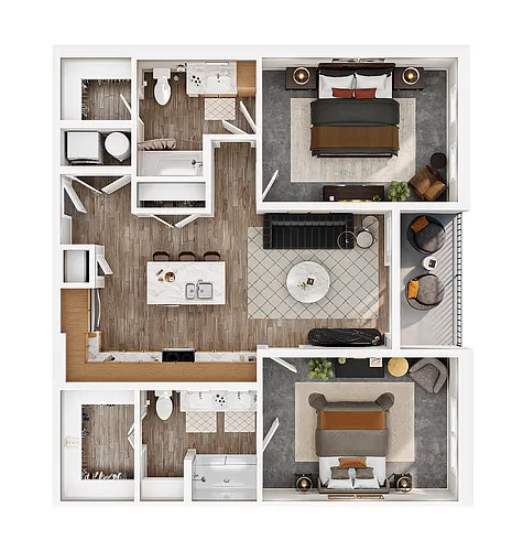 Floor plan B8 Teller - B