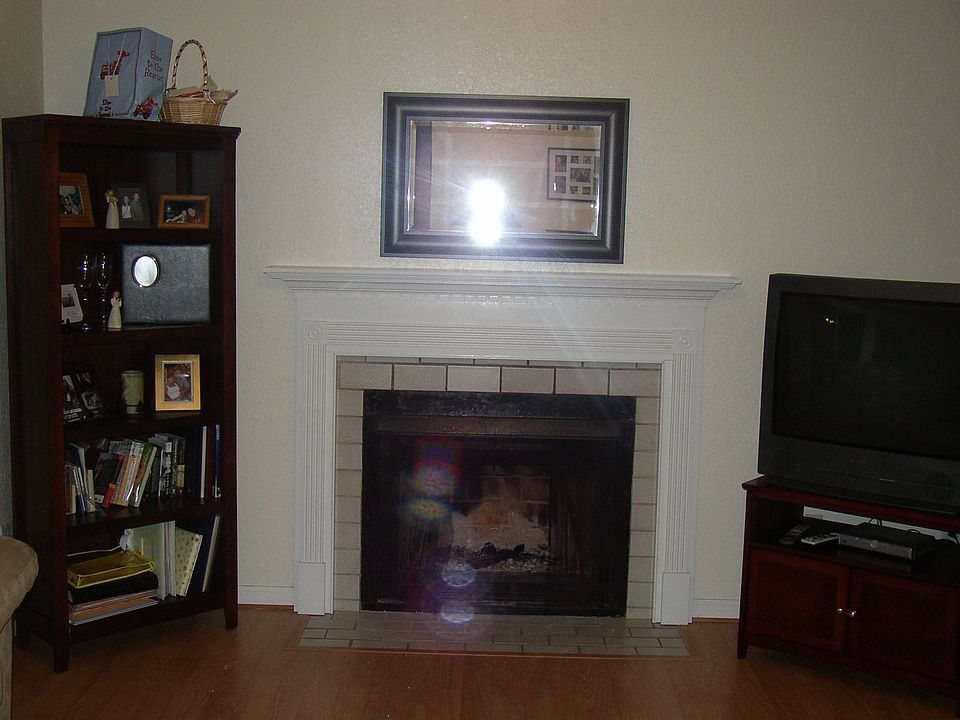 Living Room with Mantle Mantle
