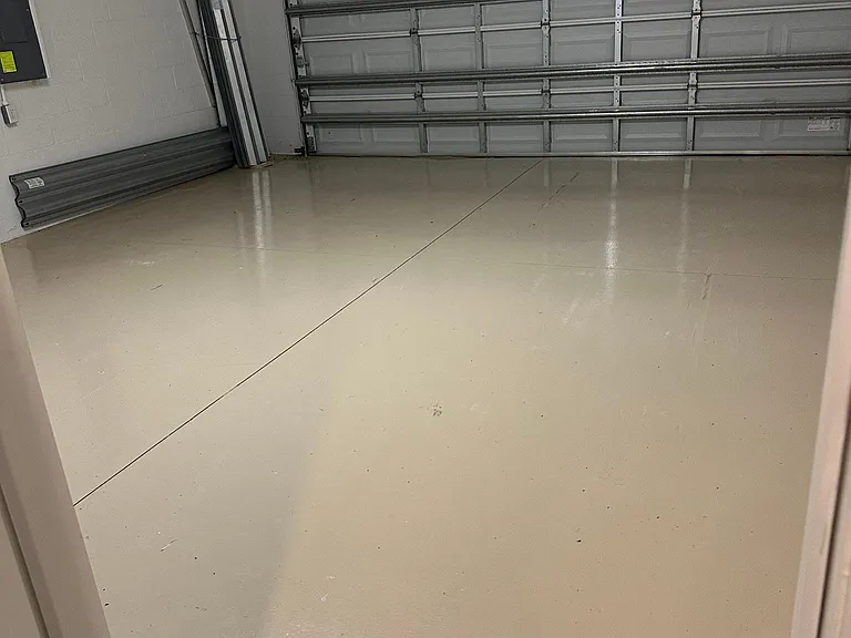 Spacious 2 car garage
