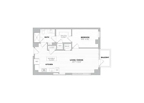 Floor plan Dylan 1B