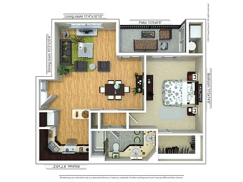 Floor plan The Albaredo