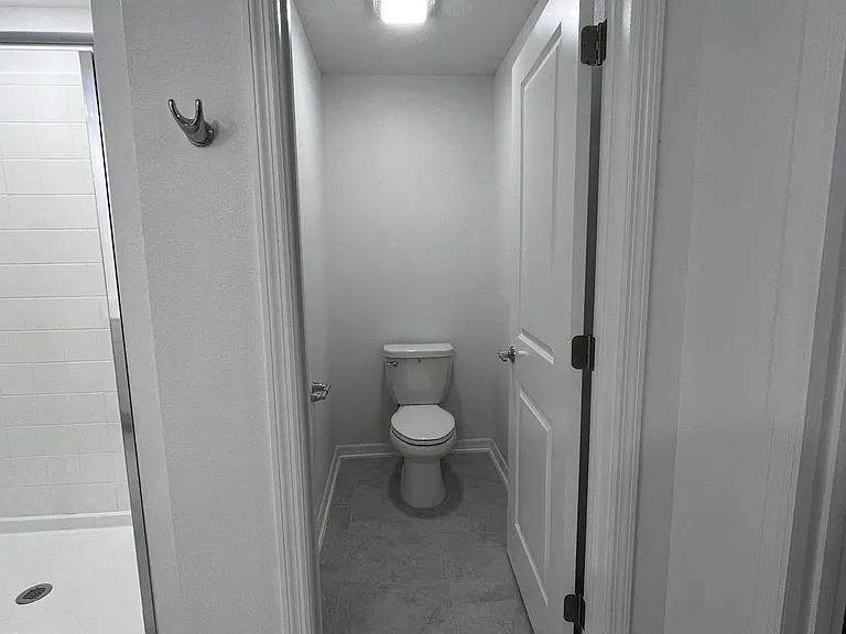 water closet for extra privacy