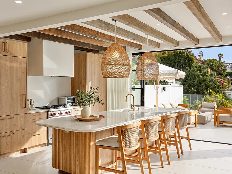 A stylish centerpiece for culinary adventures and casual gatherings.