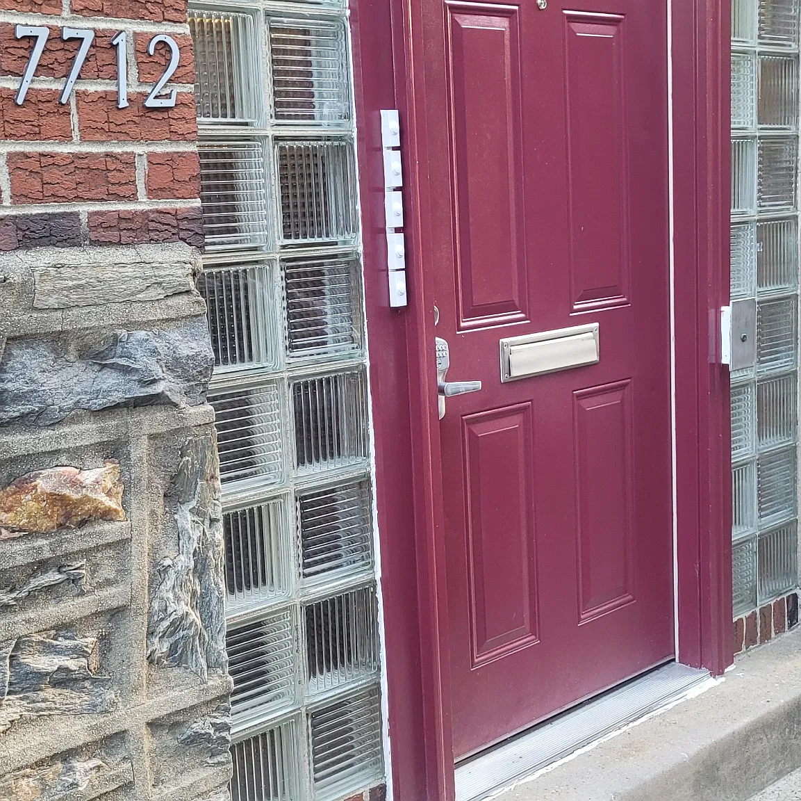 Side entrance