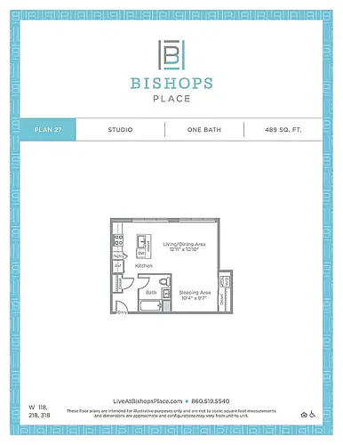 Floor plan Studio