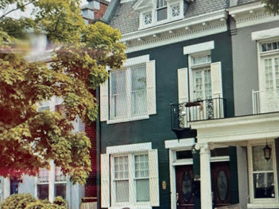 Front porch and street view.