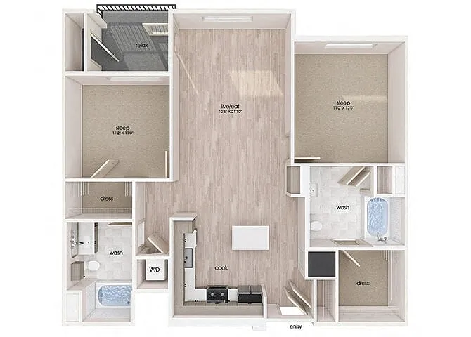 Floor plan B3