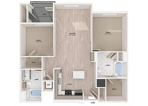 Floor plan B3