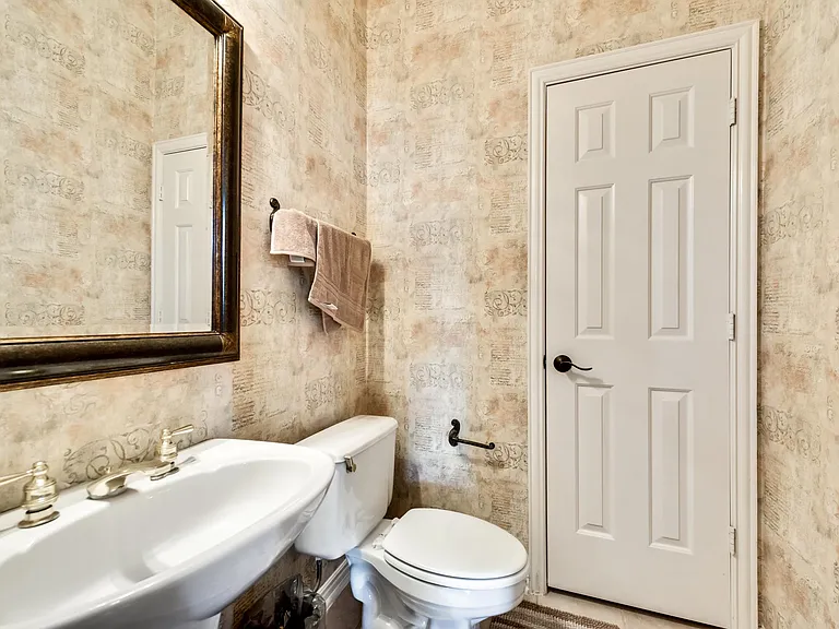 Hallway Half Bath (between Office and Family Room)