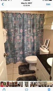 Hall bathroom, upstairs.