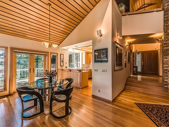 Entertain in you large kitchen and dining area