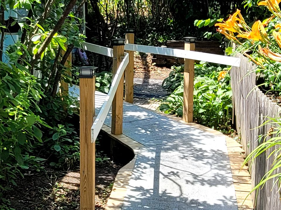 Ramp to private entry