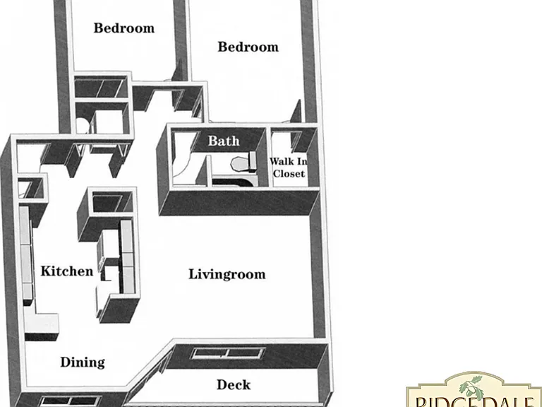 2x1 Standard l 925 sq ft l Ridgedale 2x1 Standard l 925 sq ft l Ridgedale