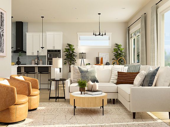 Spacious living room