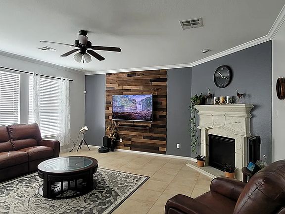 Living Room with beautiful mid century modern designs through out the house