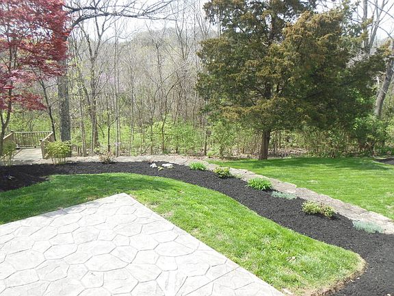 private wooded lot