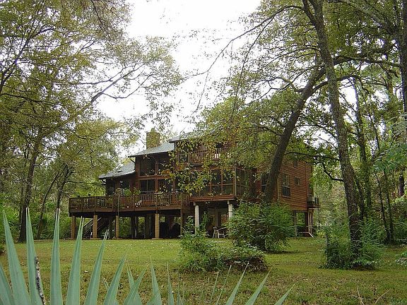 Back of House, facing creek