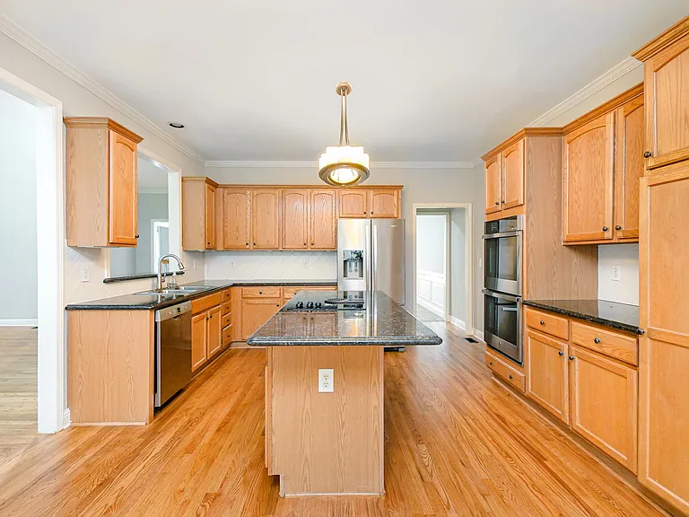 Large kitchen with brand new appliances and tons of storage space