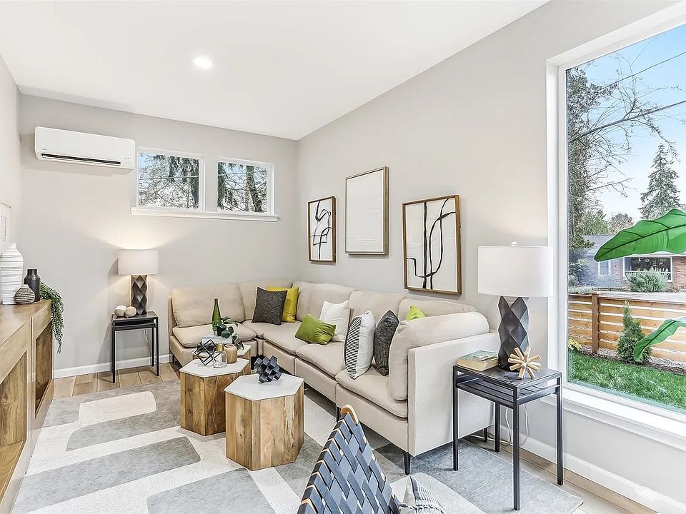 Living room (shown with representative furniture - otherwise unfurnished)