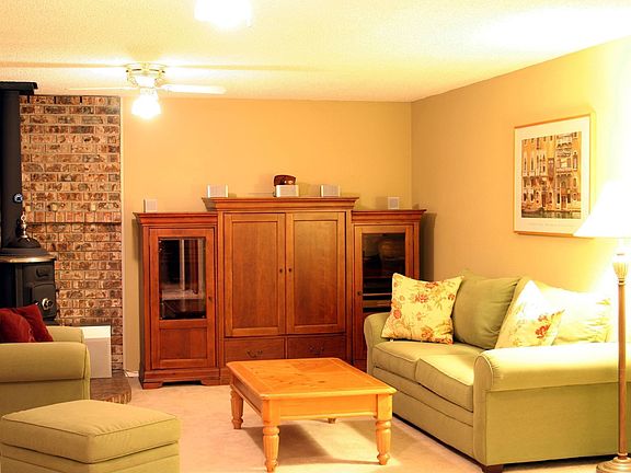 Great family room with wood burning stove.  Great on those lovely winter eves.