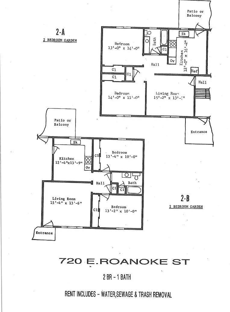 2 Bedroom, 1 Bath Apartment — Photo 3