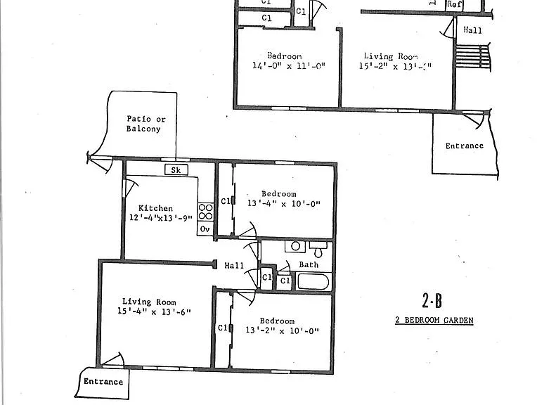 2 Bedroom, 1 Bath Apartment — Photo 4