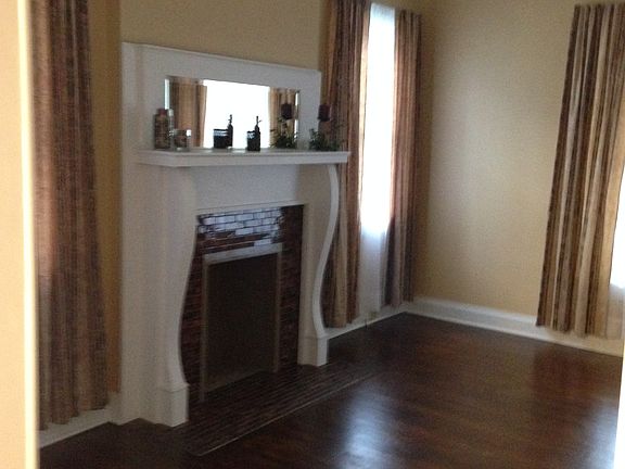 Living room refinished floor