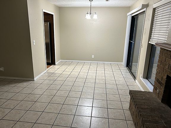 Living area looking into dining area