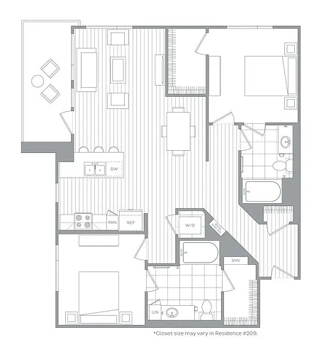Floor plan B9