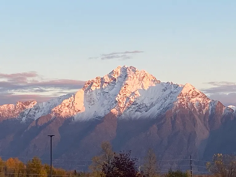 View of the mountains from the apartment