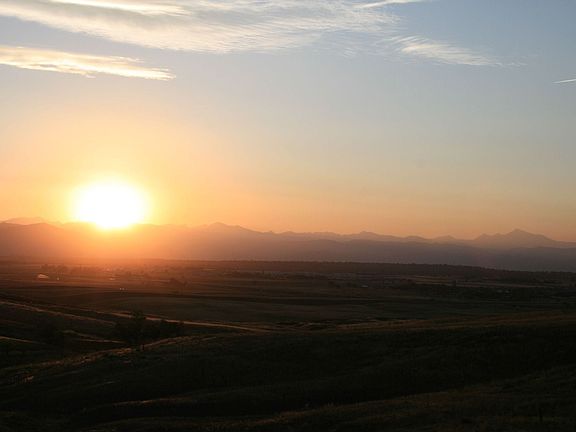 Beautiful sunset view