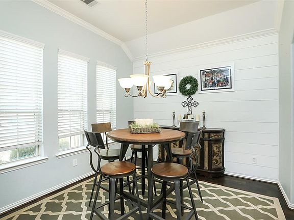 This formal dining could easily be converted to a study/office!