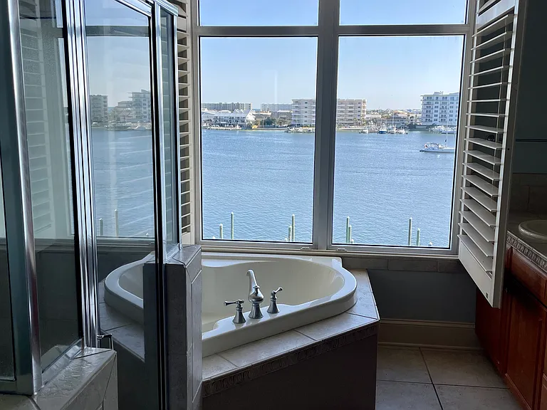 View from master bath