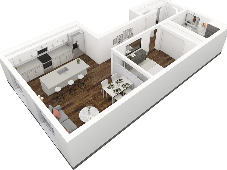 Omnia 1 Bedroom/1 Bath Apartment at 6th and Main in Salt Lake City, UT | View 3 Omnia 1 Bedroom/1 Bath Apartment at 6th and Main in Salt Lake City, UT | View 3