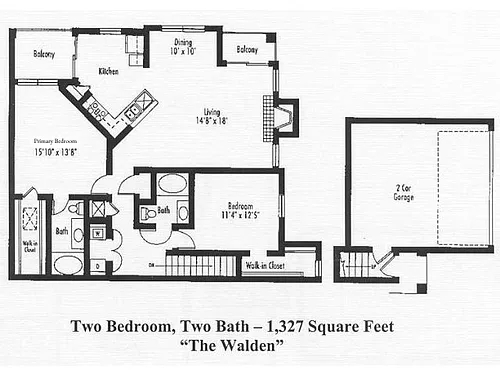 Floor plan Walden Upper Level