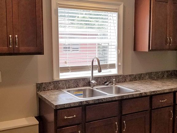 Renovated kitchen with new counters and cabinets!