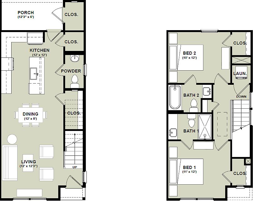 Twin Rivers Townhome A Plan, Twin Rivers Towns, Charleston, SC 29492 Zillow