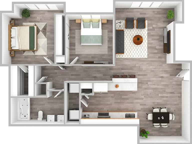 1 Bedroom | 1 Bath | 998 SF 1 Bedroom | 1 Bath | 998 SF