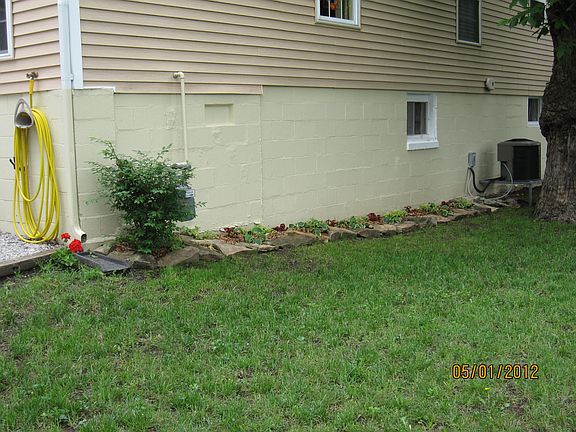 North Exterior - Flowerbed