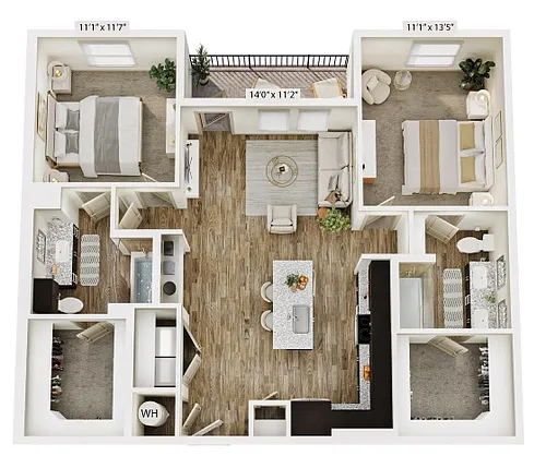 Floor plan B1a