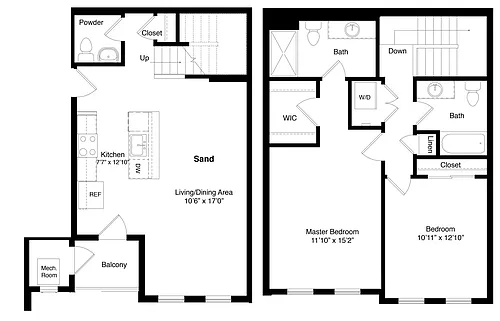 Floor plan Sand