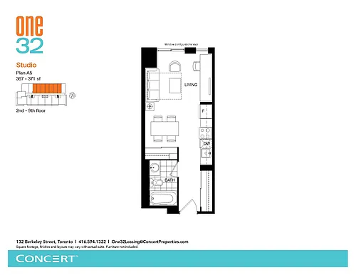Floor plan Studio