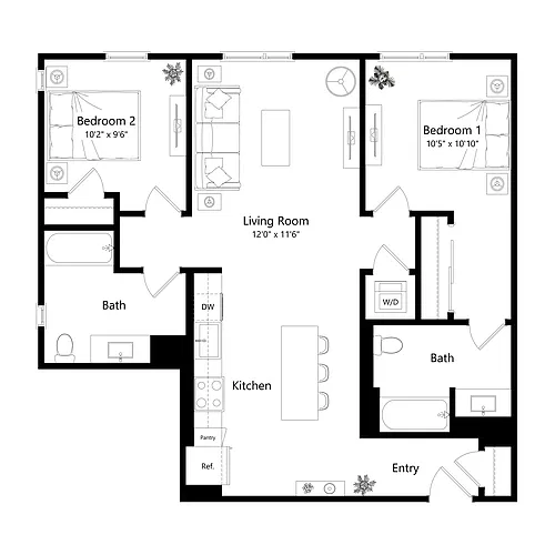 Floor plan C1