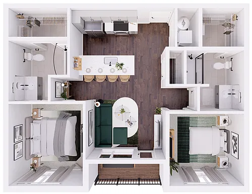 Floor plan Midpoint East-2A