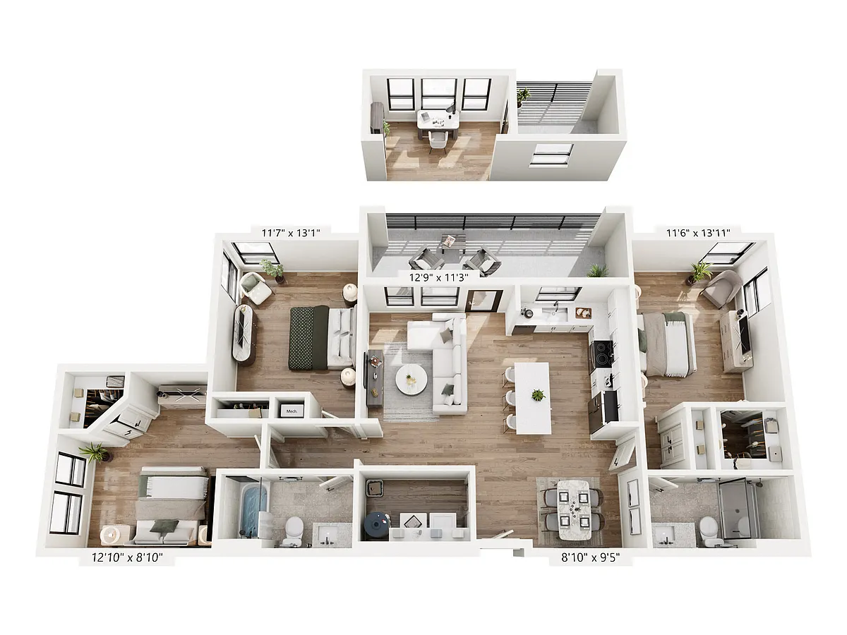 Floor plan C1