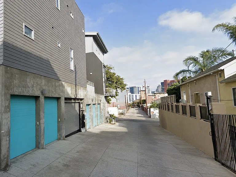 Alley to Garage Entrance